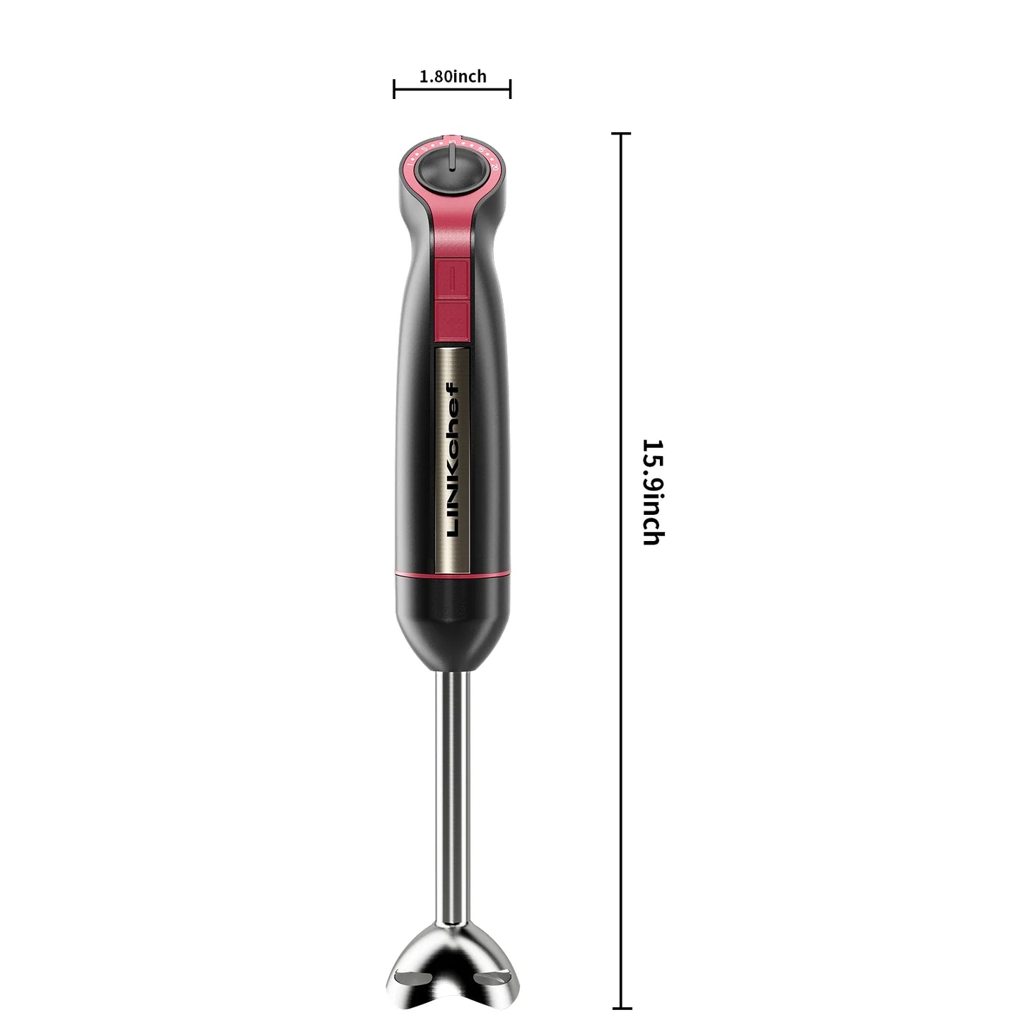 Immersion Blender, 20-Speed 1000W Immersion Hand Blender, Stick Blender with Turbo Mode